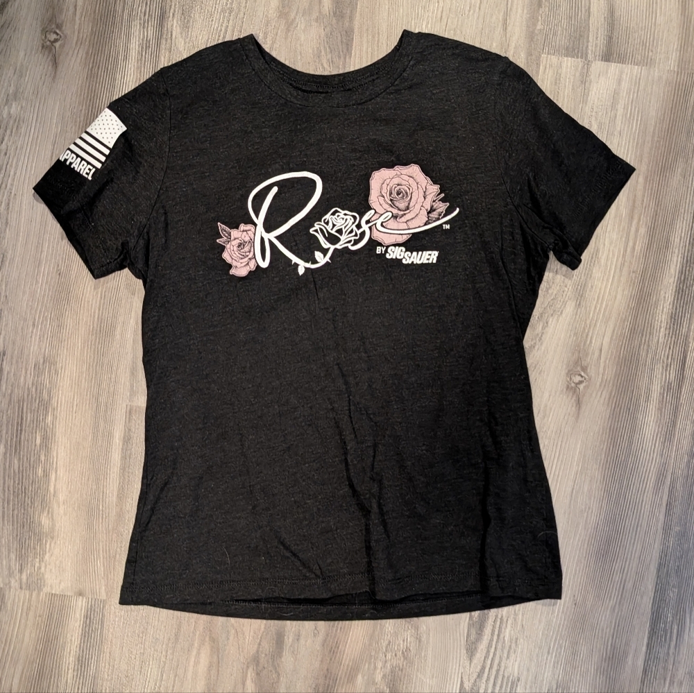 Sig Sauer Rose Nine-Line T-Shirt Medium